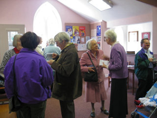 Refreshments in the Welcome Lounge